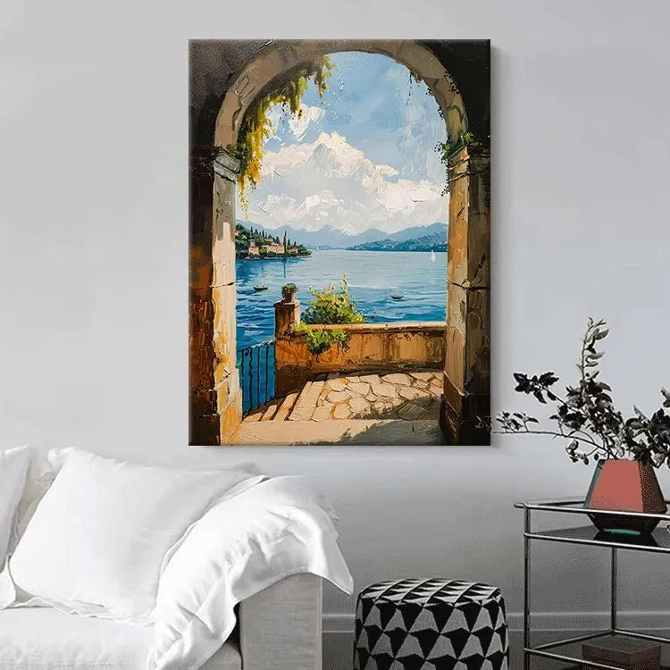 Serene Archway to the Azure Horizon #CDFB00234