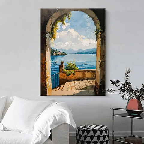 Serene Archway to the Azure Horizon #CDFB00234