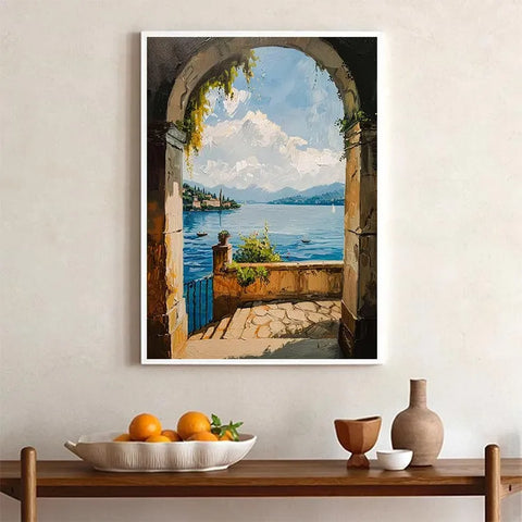 Serene Archway to the Azure Horizon #CDFB00234