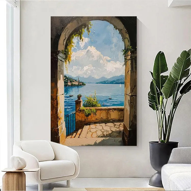 Serene Archway to the Azure Horizon #CDFB00234
