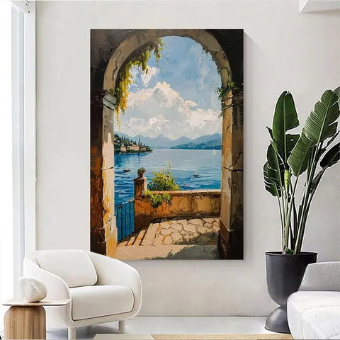 Serene Archway to the Azure Horizon #CDFB00234