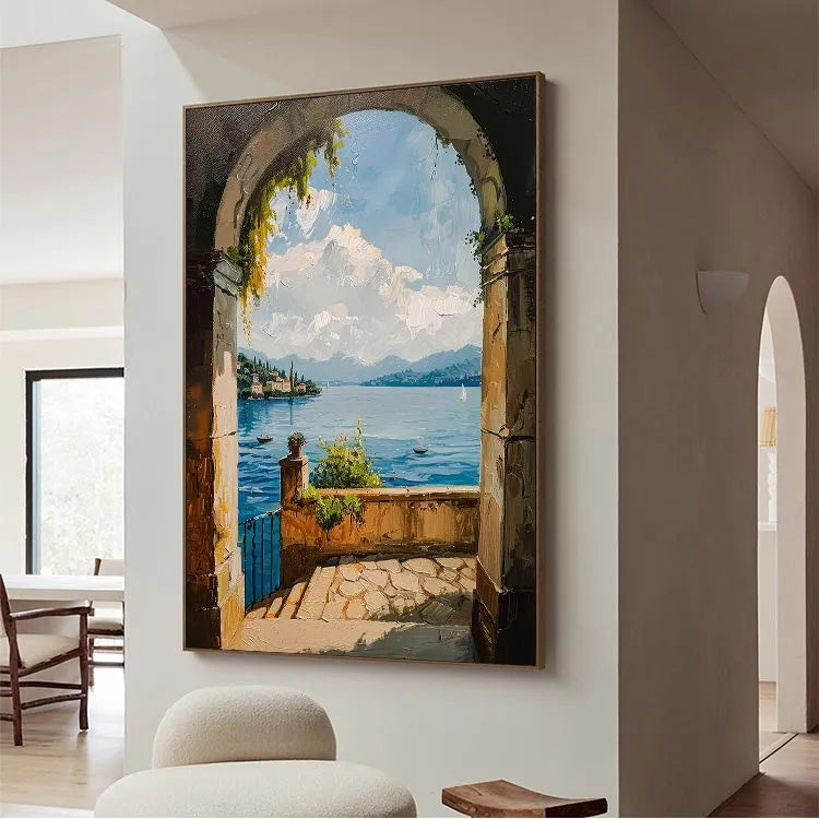 Serene Archway to the Azure Horizon #CDFB00234