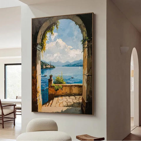 Serene Archway to the Azure Horizon #CDFB00234