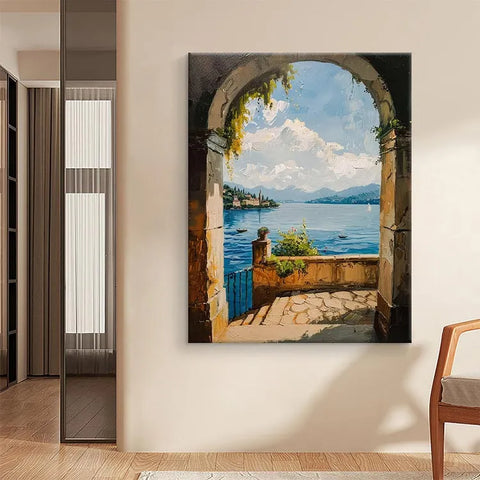 Serene Archway to the Azure Horizon #CDFB00234