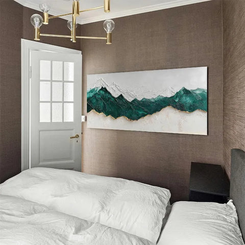 Serene Peaks in Gold and Silver #CDFB00283