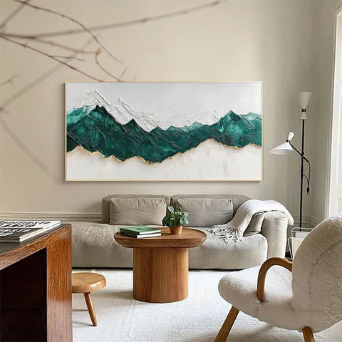 Serene Peaks in Gold and Silver #CDFB00283