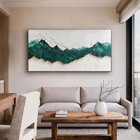 Serene Peaks in Gold and Silver #CDFB00283