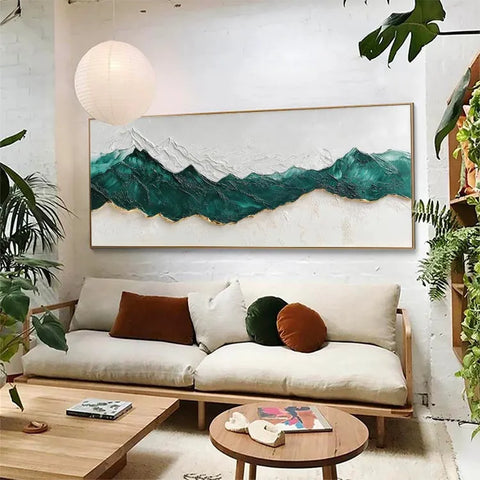 Serene Peaks in Gold and Silver #CDFB00283