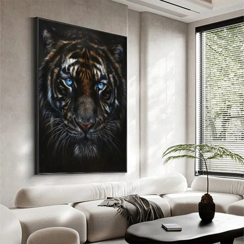 Azure Gaze of the Striped Sovereign #CDFB00523