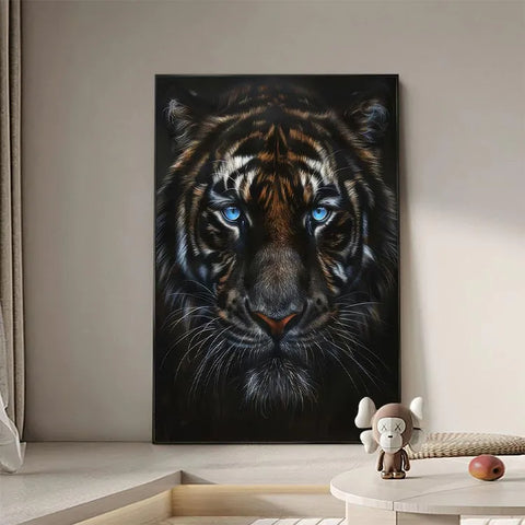 Azure Gaze of the Striped Sovereign #CDFB00523