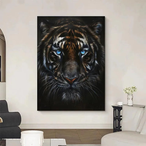 Azure Gaze of the Striped Sovereign #CDFB00523