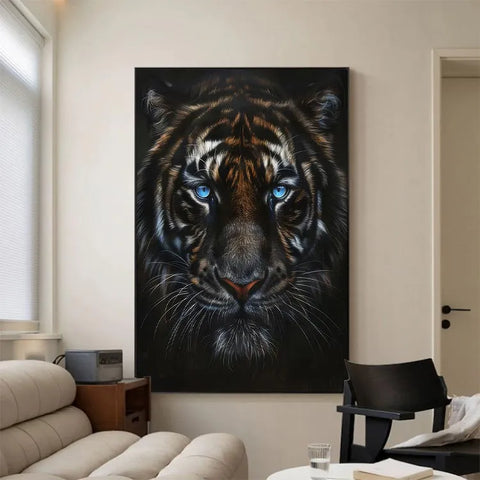 Azure Gaze of the Striped Sovereign #CDFB00523