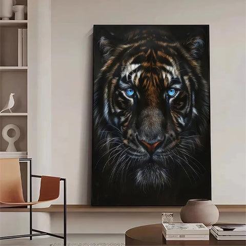 Azure Gaze of the Striped Sovereign #CDFB00523