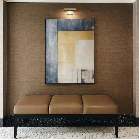 Fractured Harmony in Blue and Gold #CDFB00012