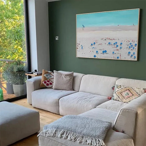 Serene Shorelines in Blue #CDFB00038