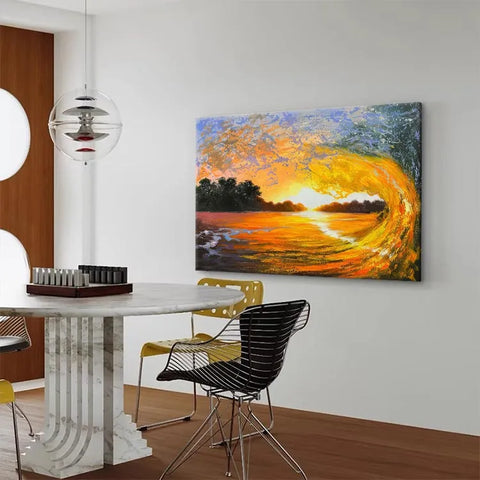 Sunset Serenity on the Waves #CDFB00079