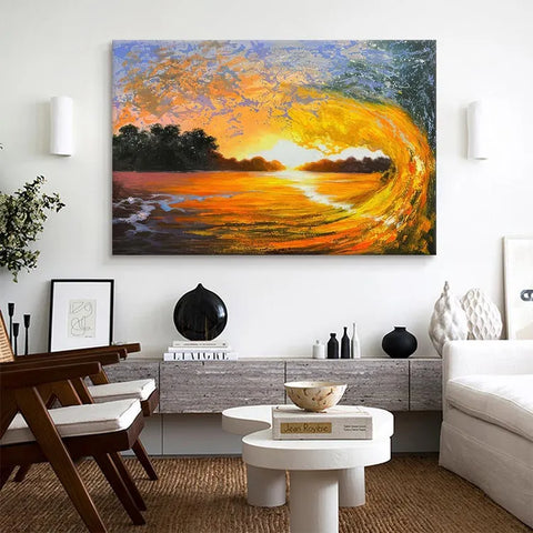 Sunset Serenity on the Waves #CDFB00079