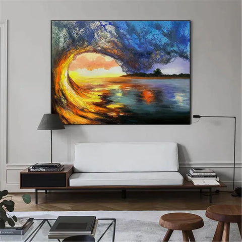 Sunset's Golden Embrace #CDFB00082