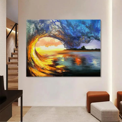 Sunset's Golden Embrace #CDFB00082