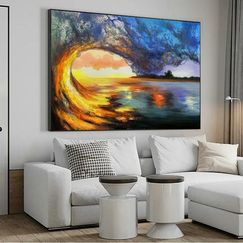 Sunset's Golden Embrace #CDFB00082