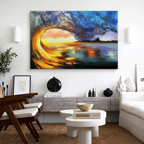 Sunset's Golden Embrace #CDFB00082