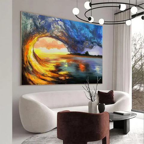 Sunset's Golden Embrace #CDFB00082