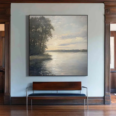 Serene Sunset by the Lake #CDFB00121