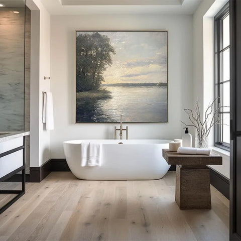 Serene Sunset by the Lake #CDFB00121