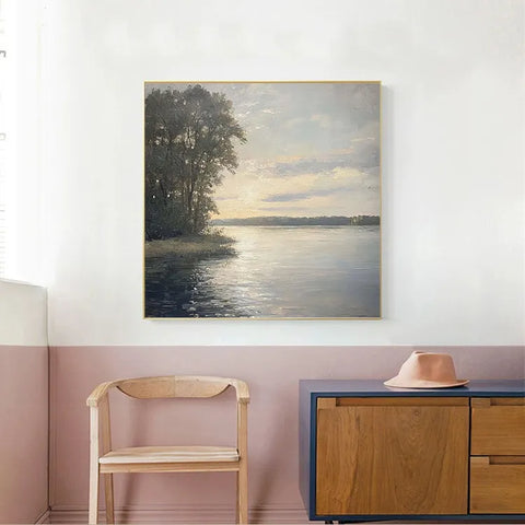 Serene Sunset by the Lake #CDFB00121