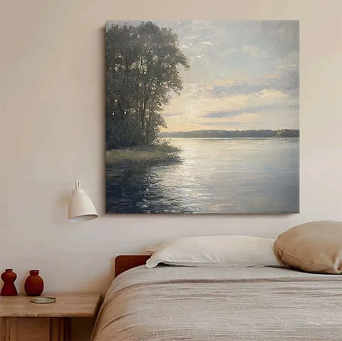 Serene Sunset by the Lake #CDFB00121