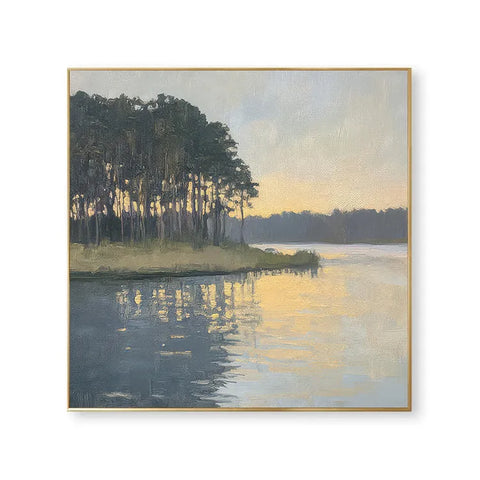 Serene Lakeside Sunset #CDFB00130