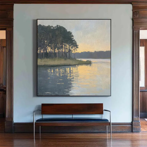 Serene Lakeside Sunset #CDFB00130