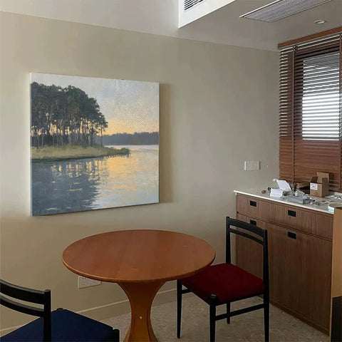 Serene Lakeside Sunset #CDFB00130