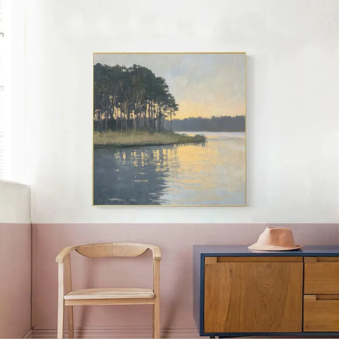 Serene Lakeside Sunset #CDFB00130