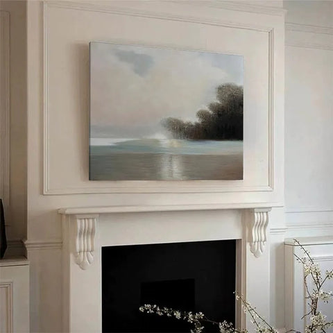 Winter Serenity by the Lake #CDFB00137