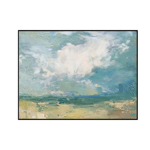 Serene Skies Over Azure Waves #CDFB00154