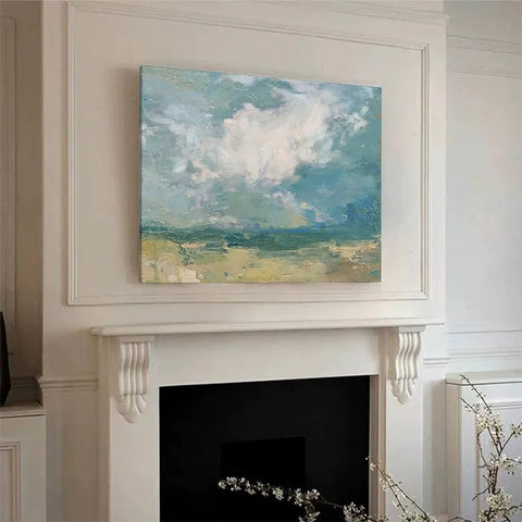 Serene Skies Over Azure Waves #CDFB00154