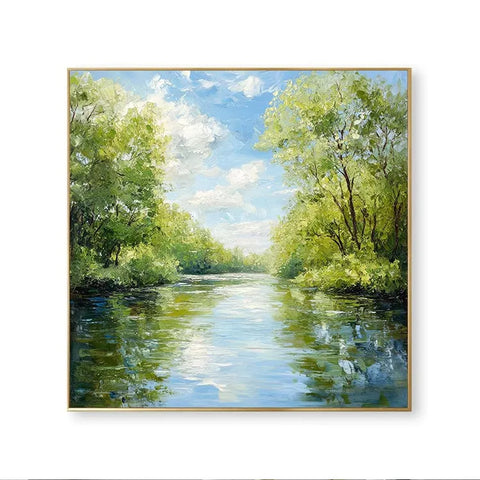 Tranquil River Reflection #CDFB00157