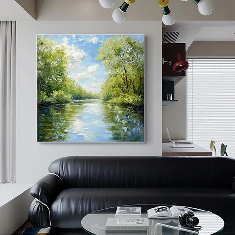 Tranquil River Reflection #CDFB00157