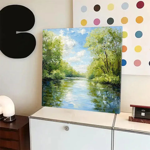 Tranquil River Reflection #CDFB00157