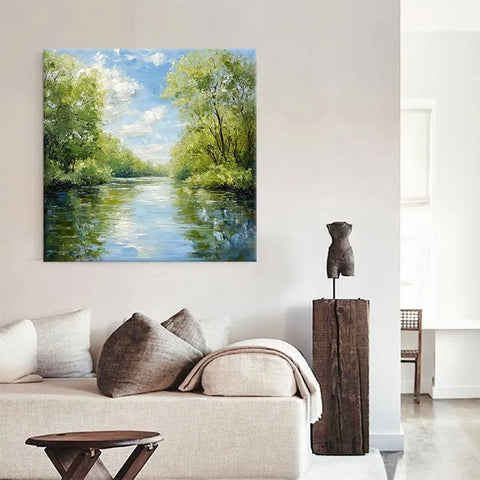 Tranquil River Reflection #CDFB00157