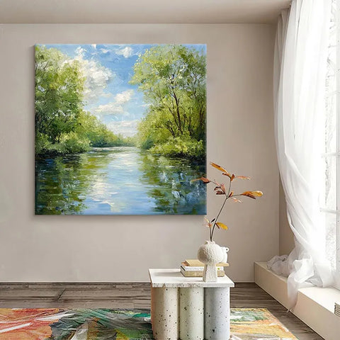 Tranquil River Reflection #CDFB00157