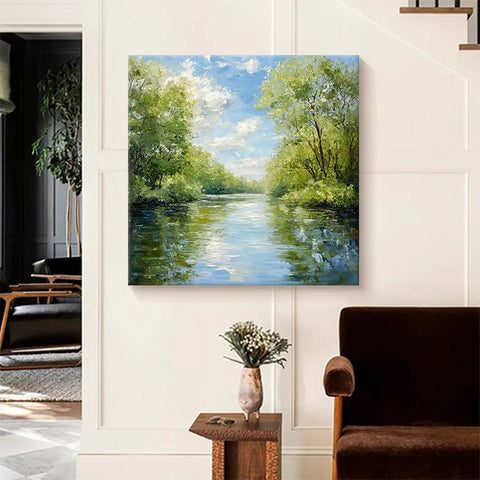 Tranquil River Reflection #CDFB00157