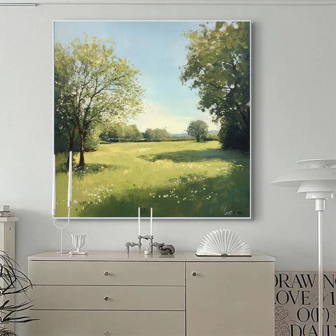 Serene Meadow Under Azure Skies #CDFB00174