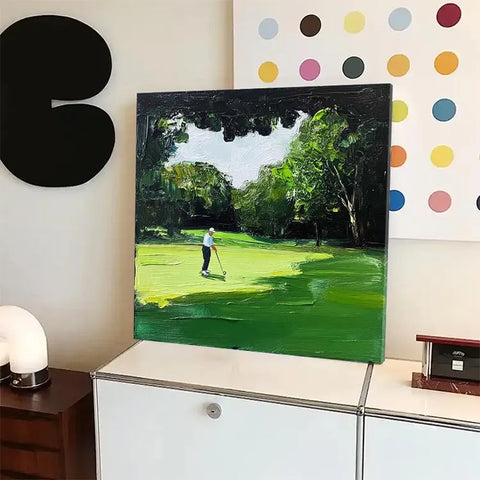 Serene Golfer in Blue #CDFB00178