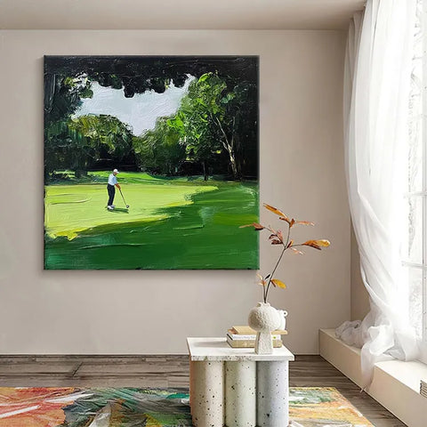 Serene Golfer in Blue #CDFB00178