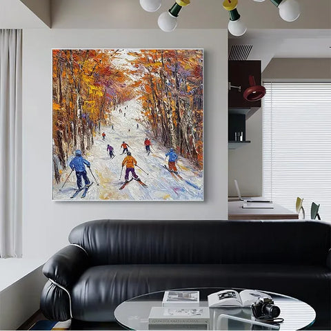 Autumn Ski Serenity #CDFB00179