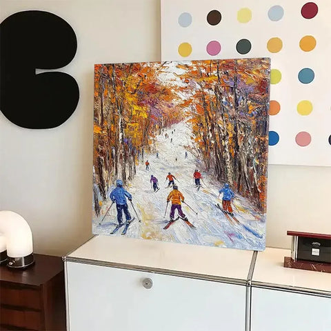 Autumn Ski Serenity #CDFB00179