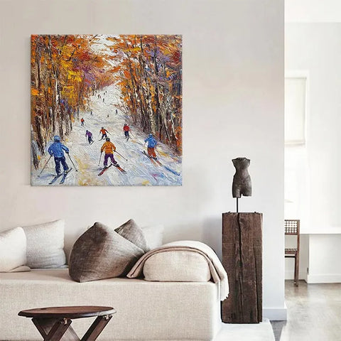 Autumn Ski Serenity #CDFB00179