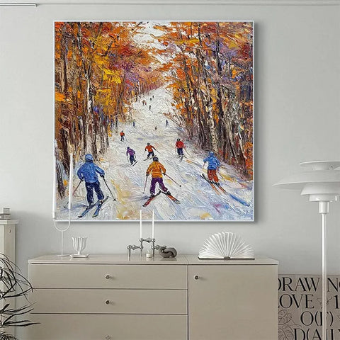 Autumn Ski Serenity #CDFB00179